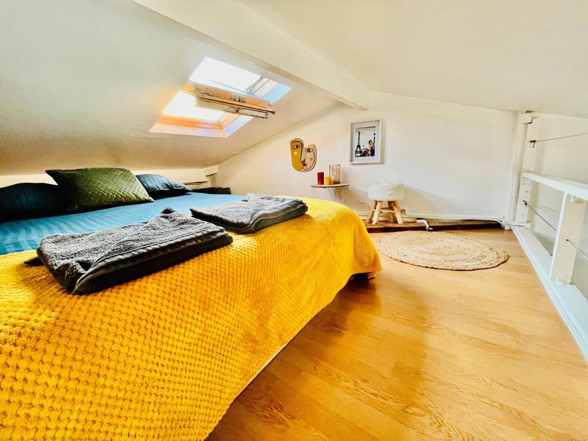 Апартаменти Parc Buttes Chaumont - Studio Mezzanine Париж Екстер'єр фото